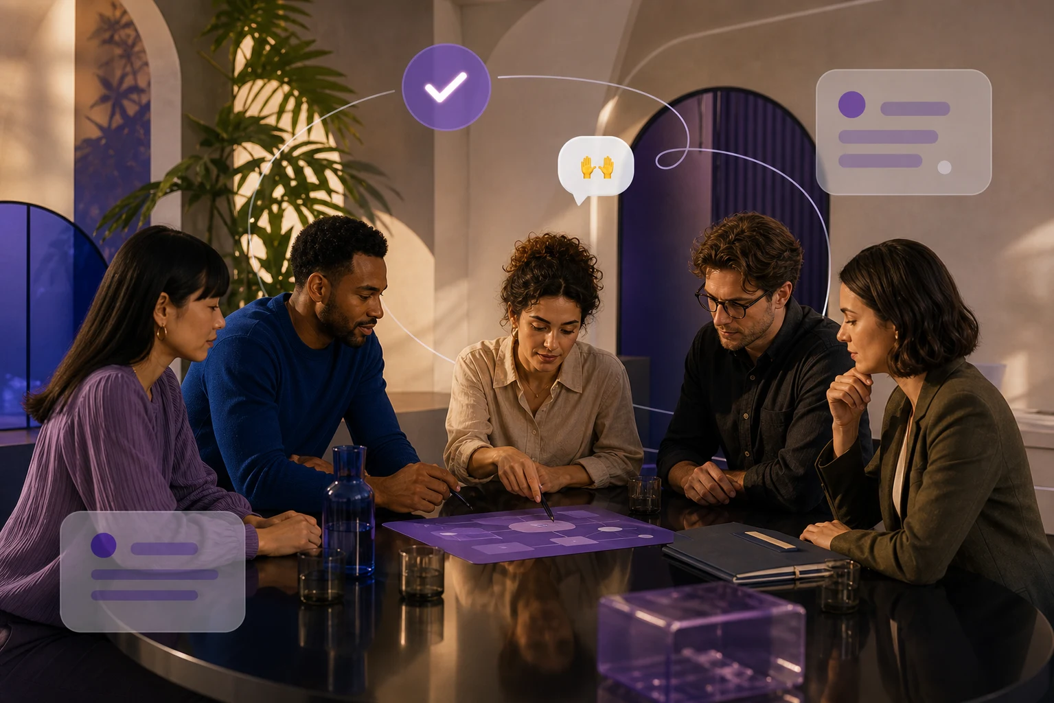 A team turning feedback into visible action
