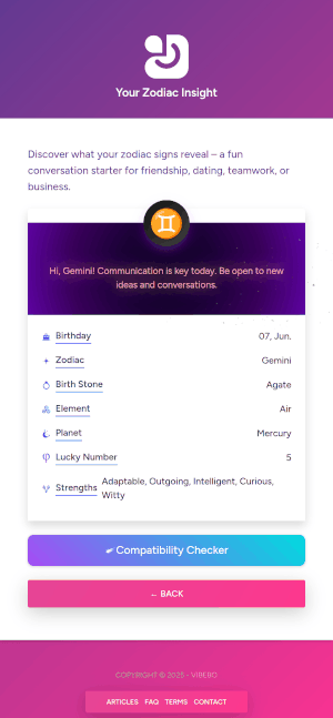 Zodiac match secret messages